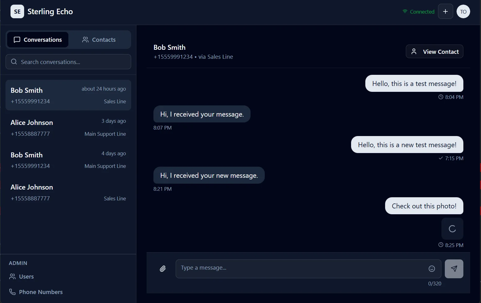 Sterling Echo Conversation View